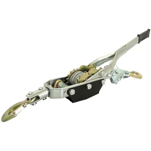 TRUTZHOLM Handseilzug mit Ratsche, Seilwinde 4t (4000 kg), 5,6 mm Drahtseil, stabil und leicht bedienbar