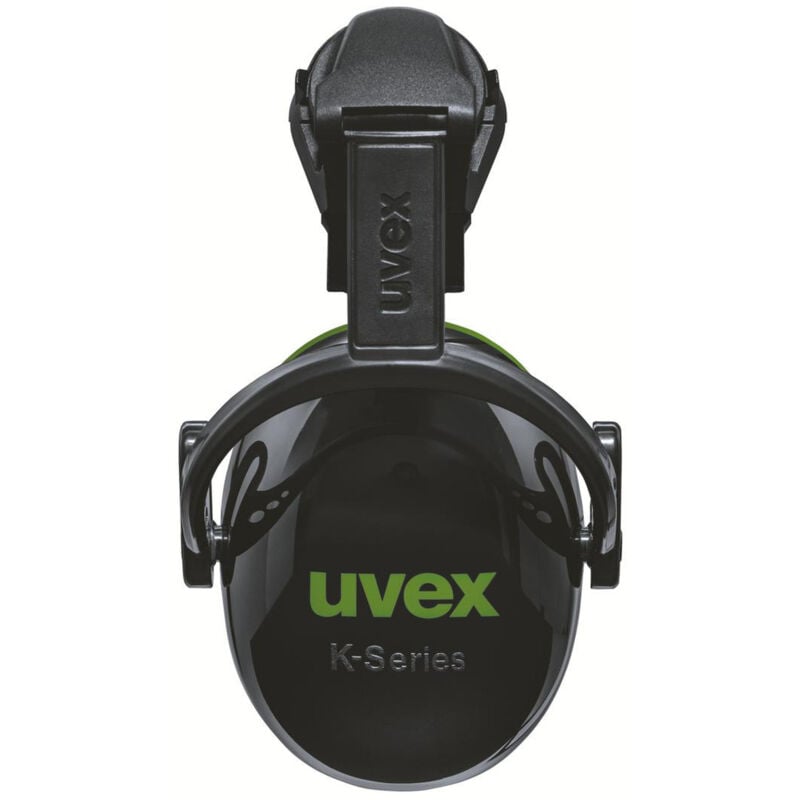 Uvex K10H 2630210 Kapselgehörschutz, 28 dB, dielektrisch für Euroslot, 1 Paar mit Memory Foam Dichtkissen