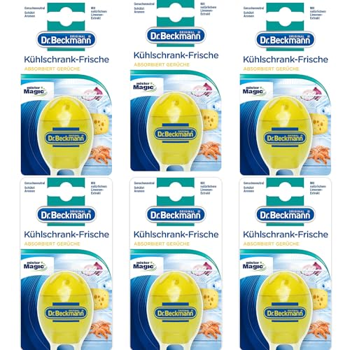 Dr. Beckmann mister Magic Kühlschrank Frische, 40g Geruchsabsorber zur Aromaerhaltung mit Limonen-Extrakt