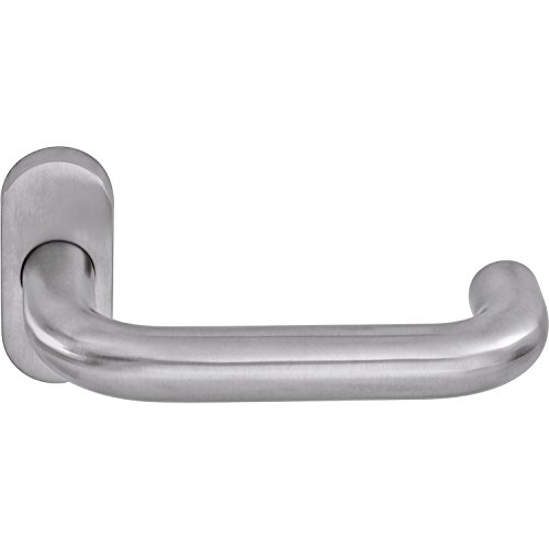 KABA Drückerlochteil PREMIUM 8100 - 23,5 mm, silber eloxiert | verdeckt geschraubt, EN 1906 geprüft