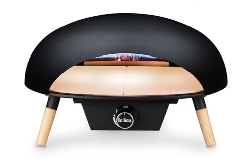 Le Feu Turtle 3.1, Gas-Pizzaofen mit über 400 °C, vielseitiges Design mit Abdeckungen und Tisch