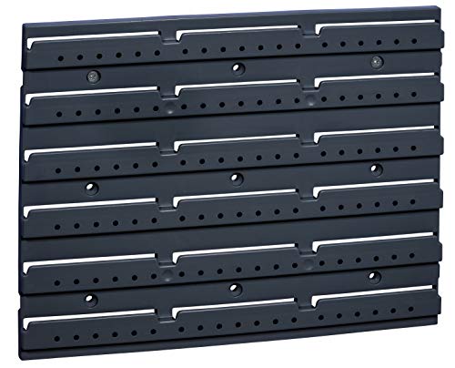 Allit Werkzeugwand Aufbewahrungsbox, kombinierbar mit Wandhalteplatten und Sichtboxen, platzsparend montierbar, aus strapazierfähigem Polypropylen