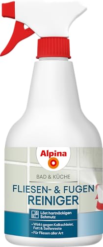 Alpina Alpina Fliesen & Fugenreiniger 500 ml Universalreiniger, wirkt gegen Kalkschleier und Seifenreste, geruchsarm