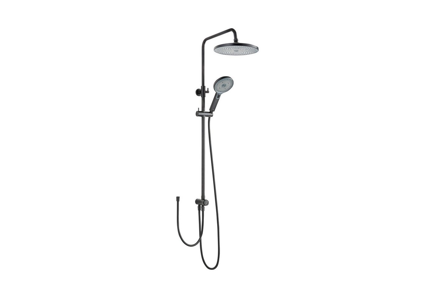 SCHÖNER WOHNEN-Kollektion Duschsystem BIELLA, Höhe 118 cm, Mattschwarz