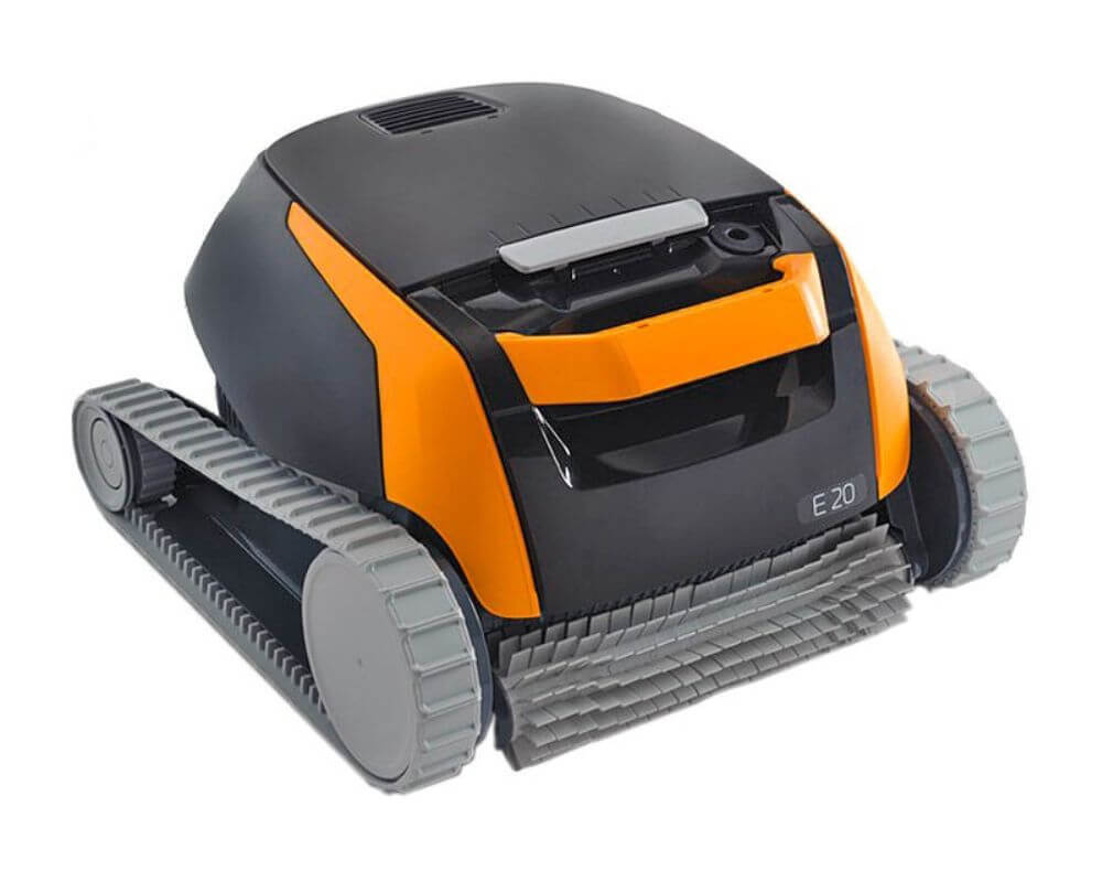 Dolphin E20 Poolroboter mit PVC Bürste, vollautomatische Boden- und Wandreinigung