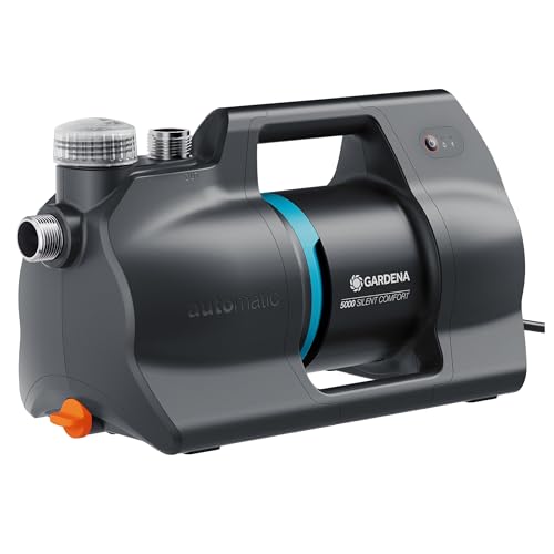 Gardena Haus- & Gartenautomat 5000 SilentComfort, Wasserpumpe mit Bluetooth®-Fähigkeit und JetBoost Technologie