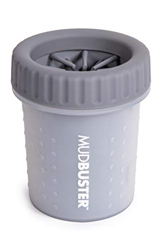 Dexas MudBuster Hundepfotenreiniger, tragbar, klein, Hellgrau