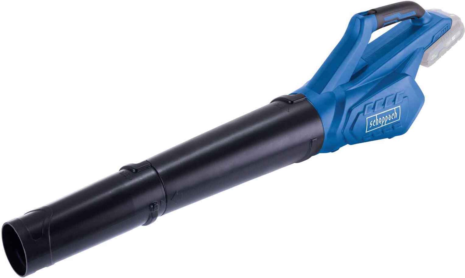 Scheppach C-BL700-X axialer Akku-Laubbläser | axiales Gebläse | balance-Griff | max. 155 km/h | 516 m3/h | 20V IXES, grün