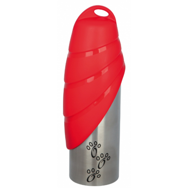 Trixie Flasche mit Trinknapf Edelstahl Kunststoff 700 ml