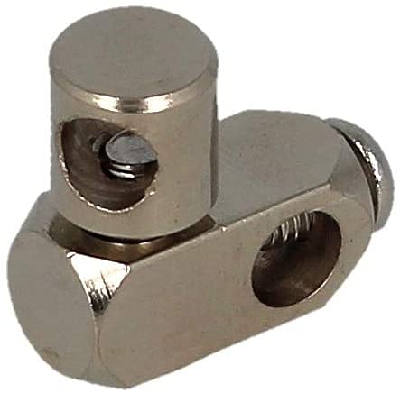 Santras SANTRAS® Doppel-Gelenkstück für Excenter Ablaufgarnitur, Metall, universal einsetzbar, 360° drehbar, einfache Installation