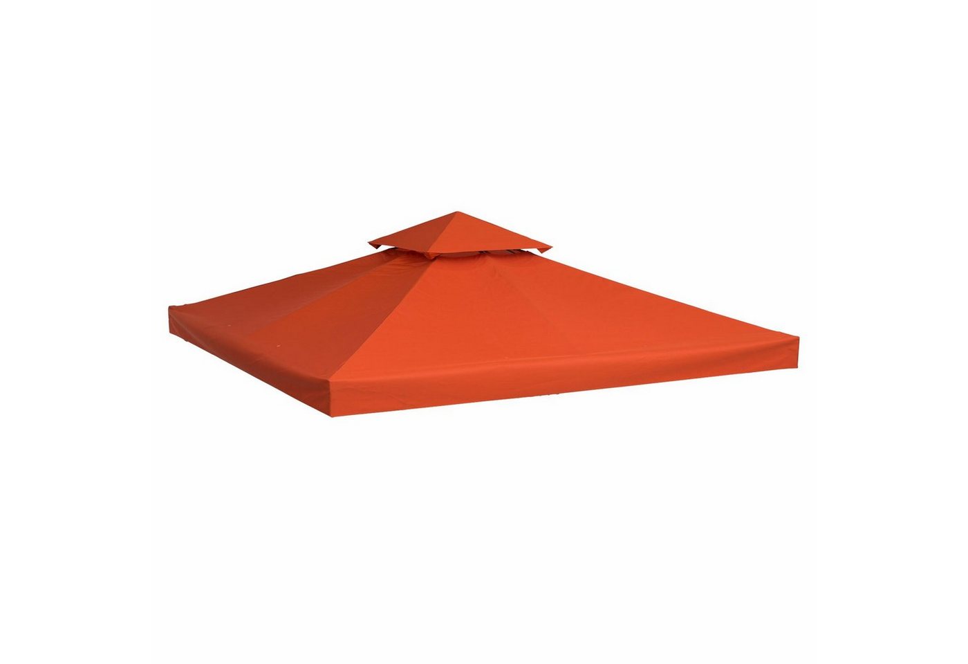 Outsunny Pavillon-Ersatzdach Ersatzdach für Metall-Pavillon, hochwertiges Terrakotta Polyester, 3 x 3 m
