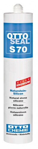 OTTOSEAL  S70 Premium-Naturstein-Silikon/Silicon 310 ml - Edelstahl C197