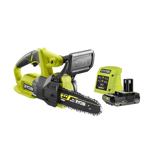 Ryobi Akku-Kettensäge 'ONE+ RY18CS20A-125', 20 cm Schwert, manuelles Kettenspannsystem, inklusive Akku und Ladegerät