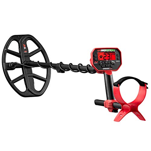 Minelab Vanquish 540 Pro Paket, Multifrequenz Metalldetektor mit V12 und V8 Suchspulen, Bluetooth-Kopfhörern und 5 vorprogrammierten Suchmodi