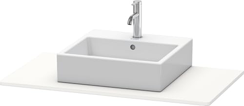 Duravit XSquare 060E Konsole, 1000x550 mm, 1 Ausschnitt, Farbe: Weiß Seidenmatt Lack