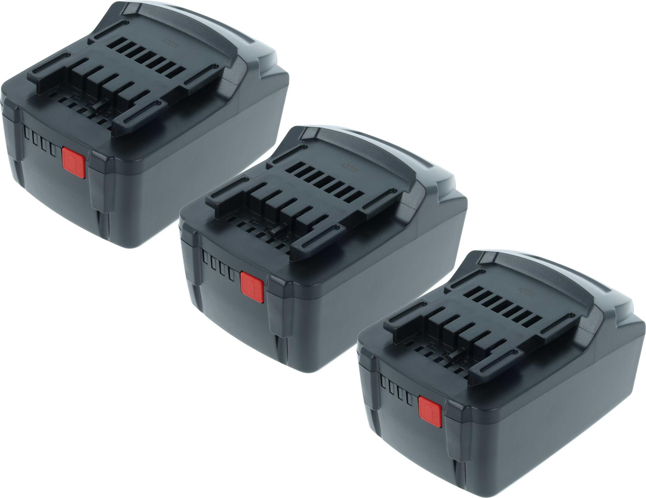 vhbw EXTENSILO 3x Akku Ersatz für Metabo 6.25527, 6.25346.00, 6.25499. ...