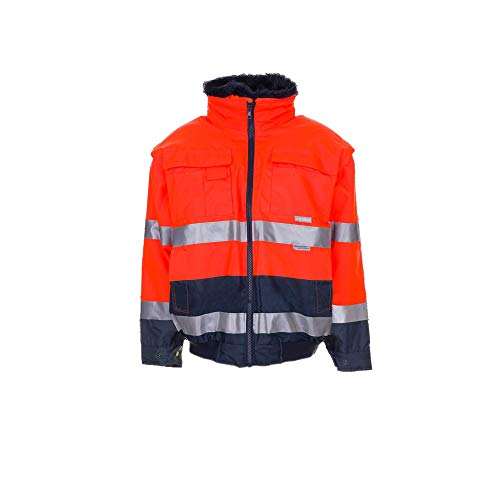 Warnschutz Comfortjacke orange/marine Größe XL