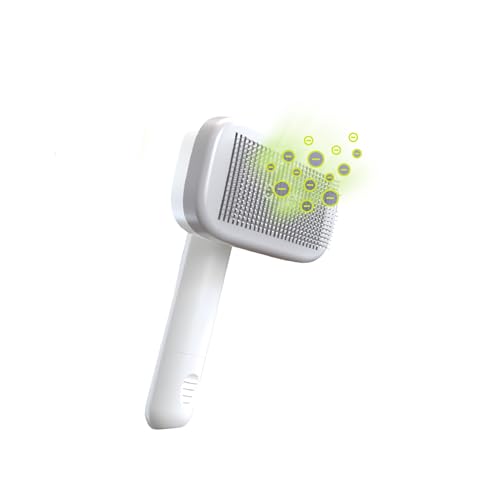 Mediashop PiddiPet IonBrush Ionen Tierhaarbürste, selbstreinigend mit Ionen-Generator, für sanfte und statikfreie Fellpflege bei Hund & Katze