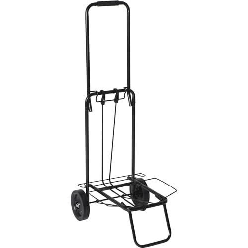 Bo-Camp Sackkarre Camping Trolley, klappbar, belastbar bis 35 kg, mit Spanngummi und extra großen Rädern