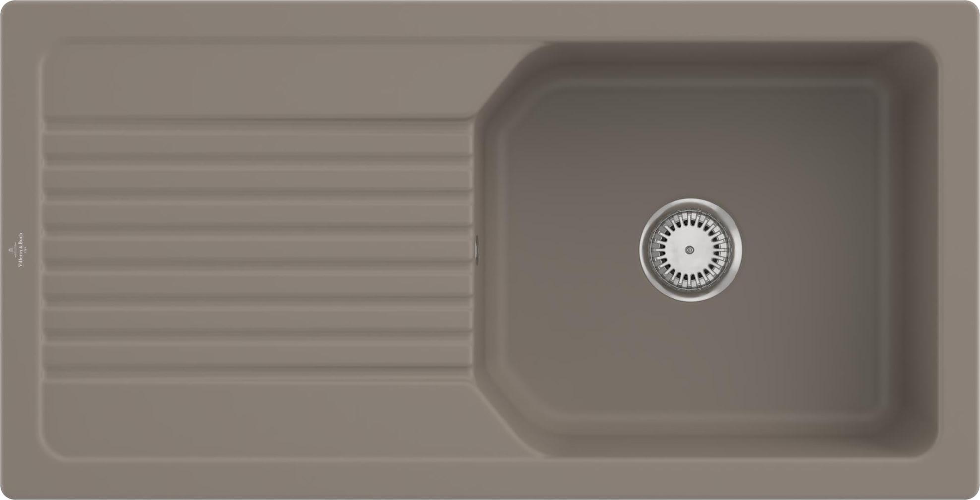 Villeroy & Boch Subway 60, Keramikspüle für Einbau mit Excenterbetätigung, ab 60 cm, weiß, reversibel