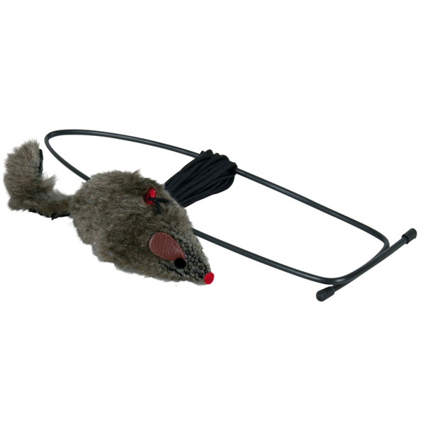 Trixie Plüschmaus für Türrahmen 8 cm 190 cm