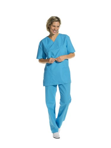 OP-Hose für Damen und Herren (Pflegebekleidung, Medizin), Farbe: Türkis (76), Größe: II