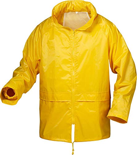 FM Regenjacke Nylon/Vinyl, Gr. S, gelb