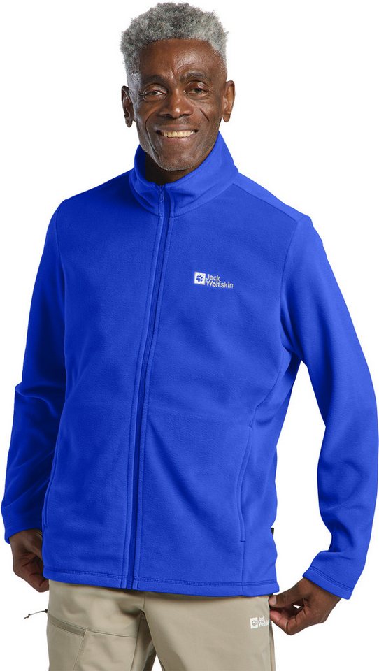 Jack Wolfskin Fleecejacke TAUNUS FZ M, leichter, dehnbarer, atmungsaktiver Midlayer