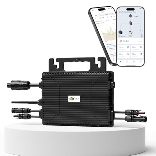 SUNNIVA Astro-E Mikro-Wechselrichter TM-L800Mi, 800 W für Balkonkraftwerk, IP67 wetterfest, Plug-&-Play Installation, 2 MPPT, Bluetooth & WiFi