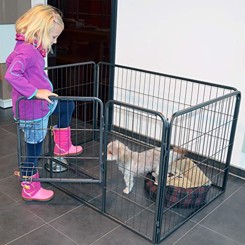 zooprinz erstklassiges Freilaufgehege (Hundezaun) Dog Run - besonders stabiles Gitter - 4 Modelle zur Wahl, 70,5 cm