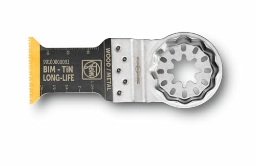 C. & E. Fein FEIN E-Cut Long-Life-Sägeblatt mit Titanbeschichtung, Bi-Metall, Starlock-Aufnahme, langlebig