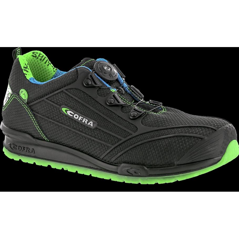 Cofra Burst, Sicherheitsschuhe S3 mit Aluminiumzehenkappe und durchtrittsicherer K-Flex-Sohle, wasserabweisendes Leder, Größe 43