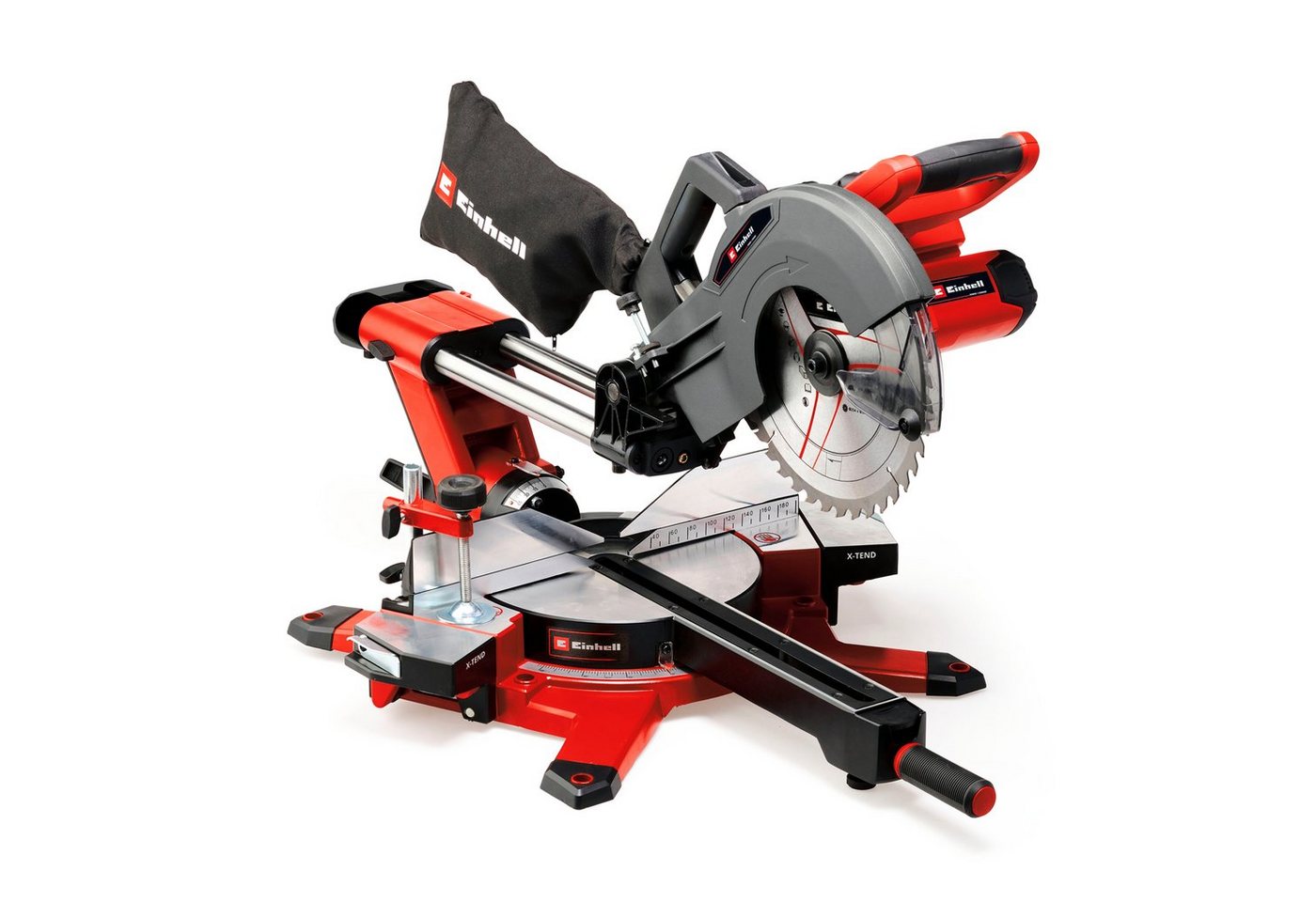 Einhell Kapp- und Gehrungssäge TE-SM 36/10 L Li-Solo, Akku-Zug-Funktion, Laser, LED-Licht