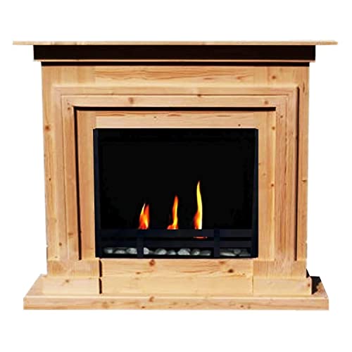 Kaminbau Mierzwa Gelkamin Ethanolkamin Kaminofen Berlin Deluxe - Natur, Umweltfreundlich, Made in Germany, Kein Schornstein erforderlich