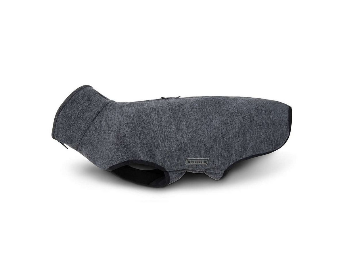Wolters Hundemantel Fleecejacke Casual grau meliert, wasserdicht und atmungsaktiv