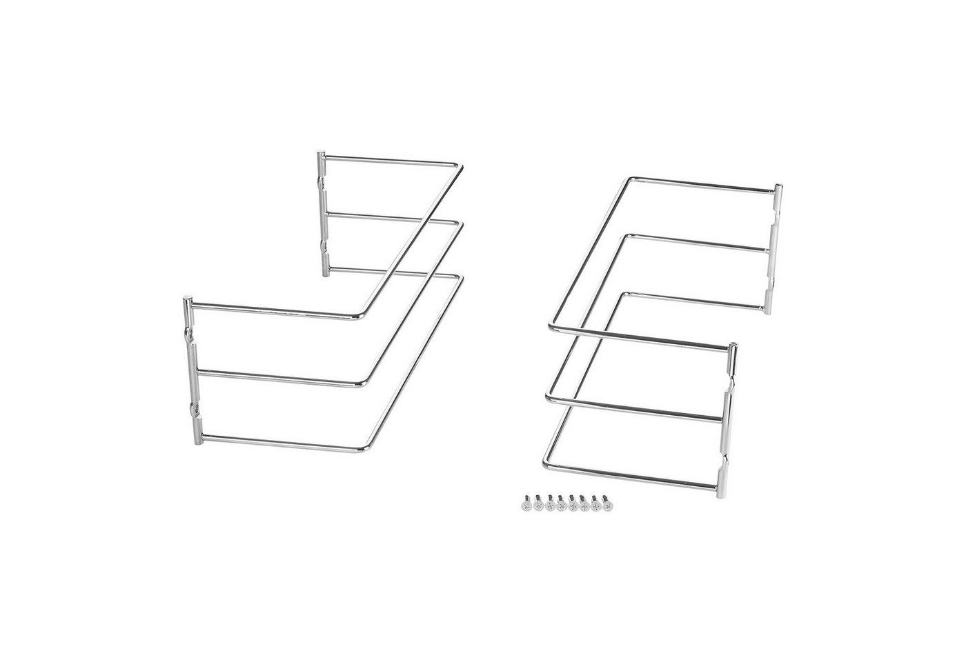 SO-TECH® Backblechhalter für Küchenschrank, für 3 Backbleche 364 x 140 x 125 mm, chrom poliert