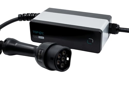 Shelly TopAC Portable EV Charger, Elektroauto Ladestation 11kW (Typ 2, 16A, CEE16, blau) mit Smart Control App und Energieüberwachung