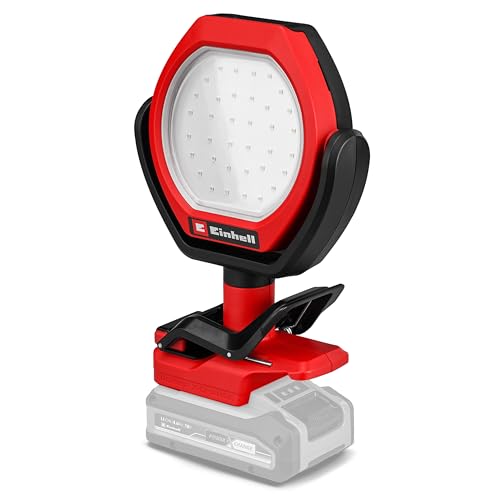 Einhell GC-OL 18/1500 Li-Solo, Akku-Outdoor-Lampe mit 1500 Lumen und 36 LEDs, kaltweißes Licht, drehbarer Leuchtkopf