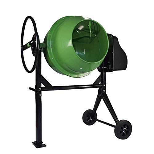 TRUTZHOLM Betonmischer TH-140L, 140 Liter, 550 W, 30 U/Min, stabil, ideal für Beton, Mörtel und Gips