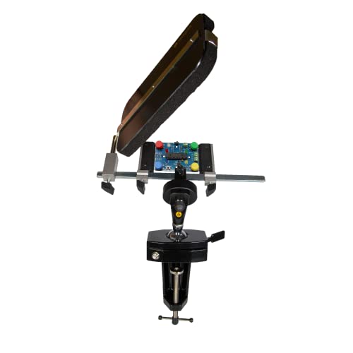 BERNSTEIN TOOLS FOR ELECTRONICS SPANNFIX VARIO Gelenkschraubstock für PCBs bis 270 mm, stufenlos einstellbare Kugel, schnelles Wenden Adapter