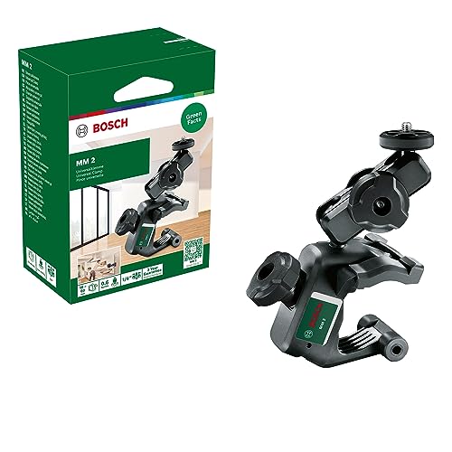 Bosch Messstativ 0603692203, flexibles Baustativ mit 360°-Drehung und Neigung für ¼"-Gewinde Geräte