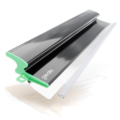 greate Flächenspachtel 600mm, Ergonomischer Glättspachtel mit Edelstahlklinge für ansatzfreies Spachteln im Trockenbau