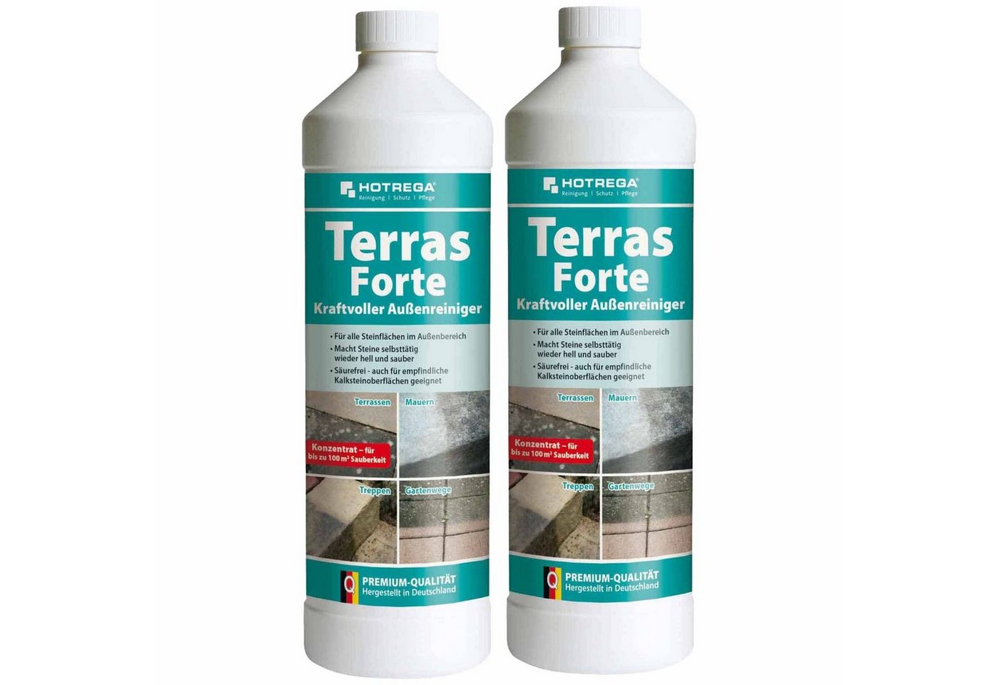 HOTREGA® Terras Forte 1L Kraftvoller Außenreiniger für Naturstein ...