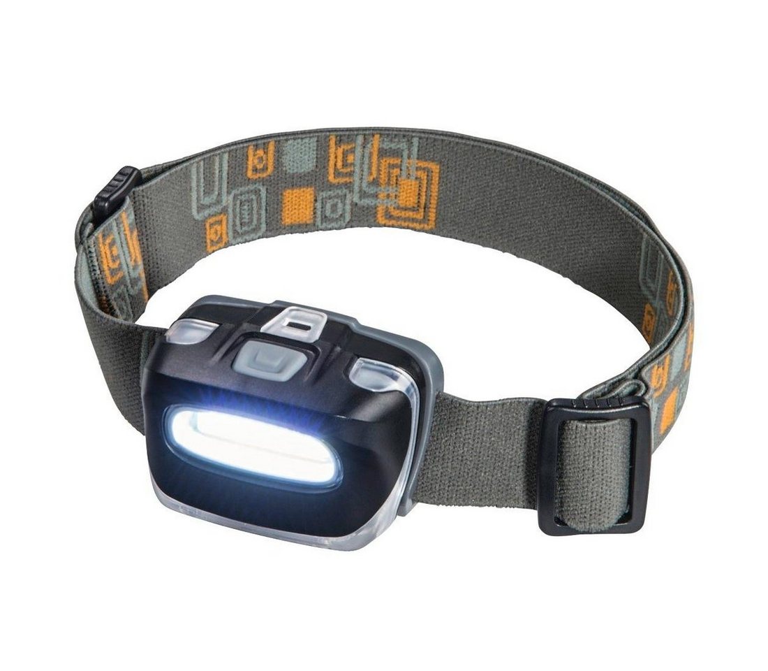 Hama LED-Stirnlampe "COB 110", ideal für Freizeit und Werkstatt, stoßfest, vertikal verstellbar, schwarz