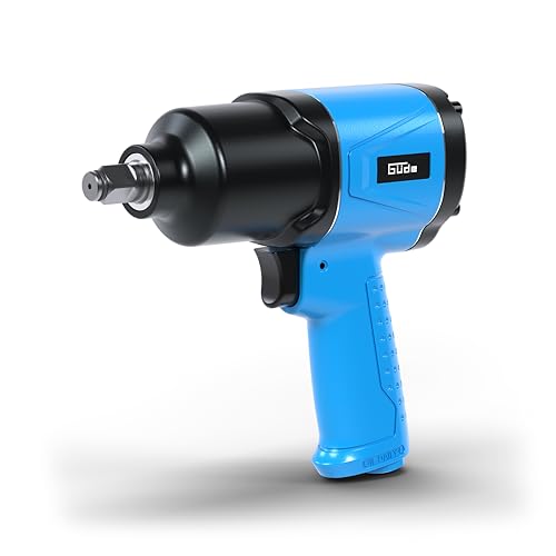 Güde Druckluft-Schlagschrauber-Set, 150/300/569 Nm max. Drehmoment, 580 Nm max. Lösedrehmoment, inkl. 10 Stecknüsse und Verlängerung