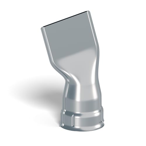 Steinel Winkelflachdüse 40x2 mm, abgewinkelte Düse für das Schweißen von Planen und Dachfolien, passend für elektronisch geregelte Heißluftpistolen