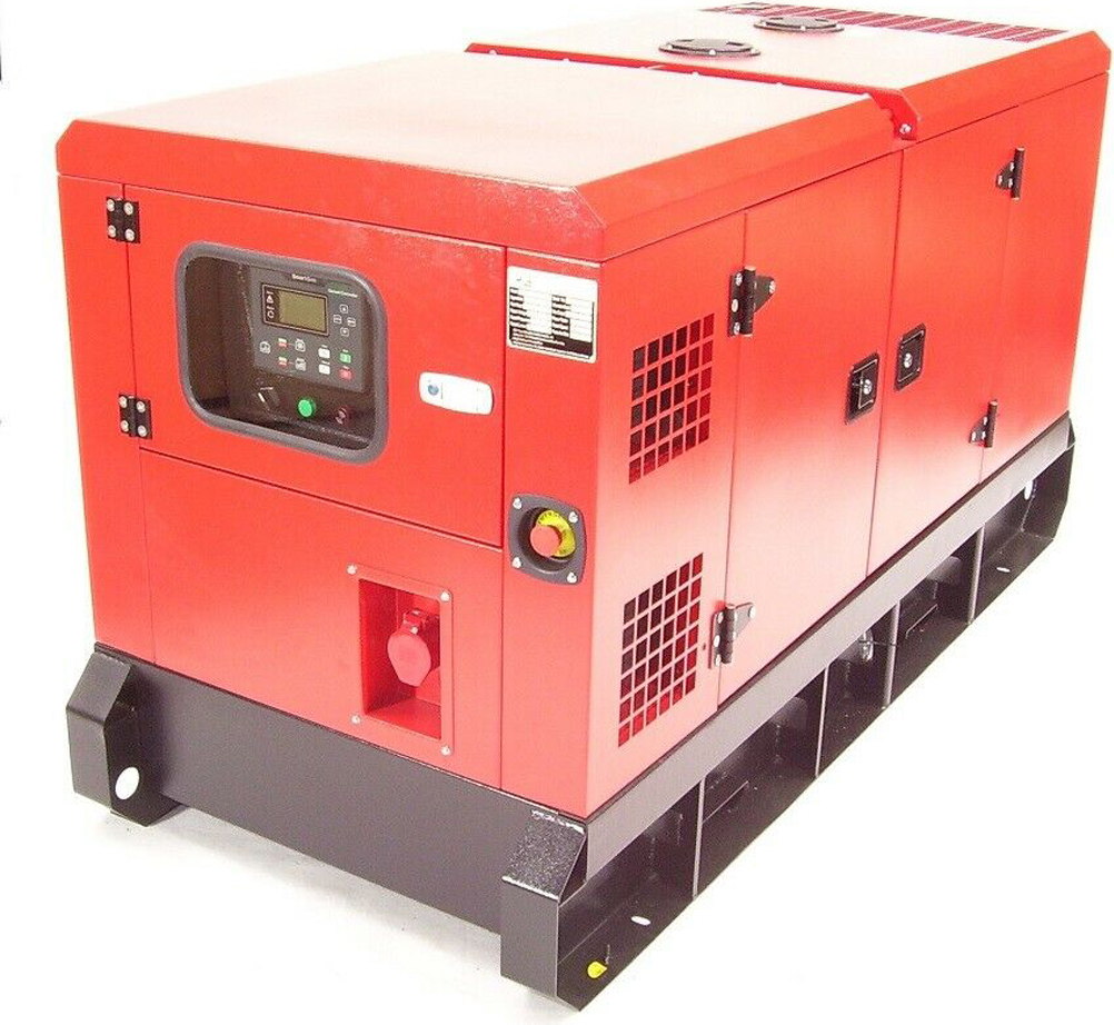 Apex Diesel Generator Stromerzeuger 19.8kVA 400V Notstromaggregat 66260, Wassergekühlt, leistungsstarker 4-Zylinder Dieselmotor, LCD-Display