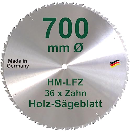 HM Sägeblatt 700 mm LFZ Flach-Zahn Hartmetall Widea für Brennholz Hartholz Kreissägeblatt für Wippsäge und Brennholzsäge 700mm - Preisvergleich