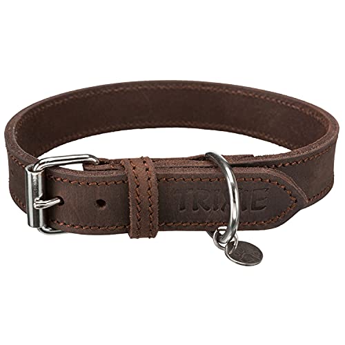 TRIXIE 19006 Rustic Fettleder Halsband, 93.12 g