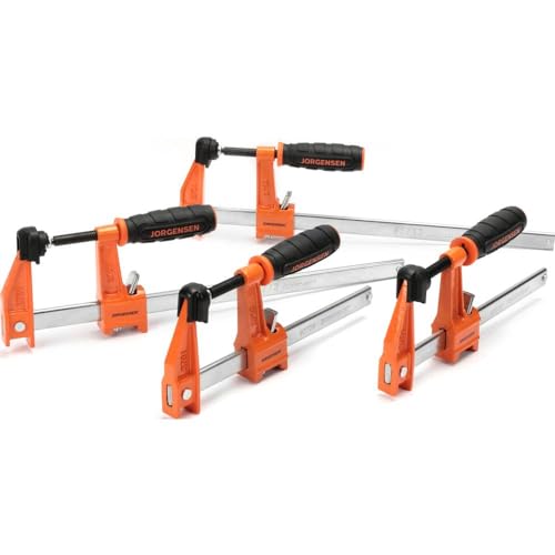JORGENSEN 4er-Satz Mittelschwere Stahlklemmen (2-15 cm, 2-30 cm) 2391335 Spann-Weite (max.):30mm Pro